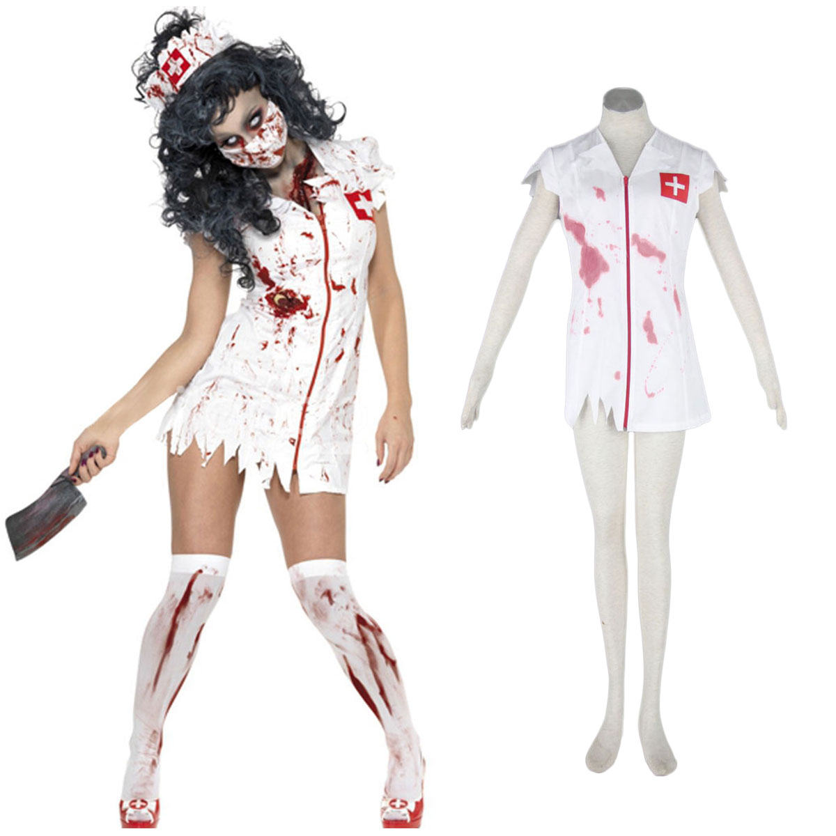Halloween Kultur Zombie-Explosion Blut Krankenschwestern 1 Cosplay Kostüme Germany