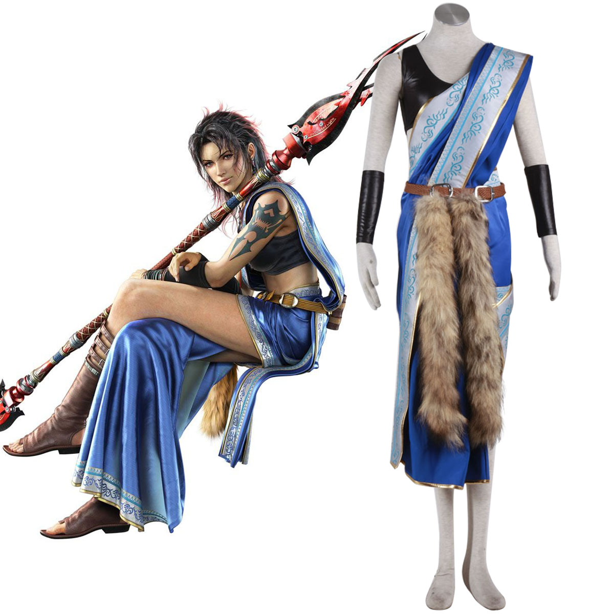 Final Fantasy XIII Oerba Yun Fang 1 Cosplay Kostüme Germany