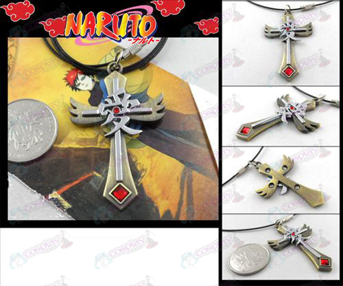 Naruto Wort Liebe Halskette bronze