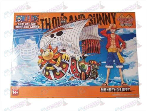 One Piece Zubehör1 Schiffe Modell (Sun Boat) montiert