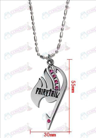 Fairy Tail mit Diamant-Halskette (rosa Diamant)