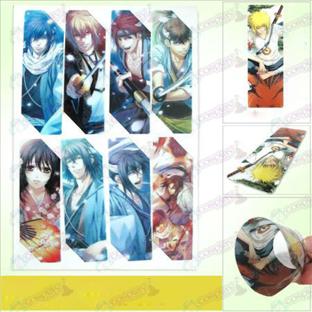 SQ003-Hakuouki Zubehör anime großen Bookmarks (5 Version des Preises)