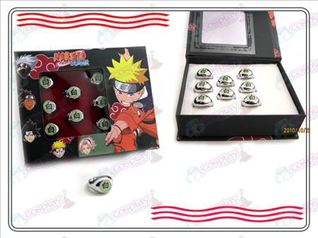 Naruto Xiao Organisation boxed (weiß) Word-Ring