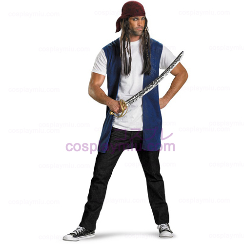 Pirates Of The Caribbean - Captain Jack Sparrow Adult Kostüme Kit