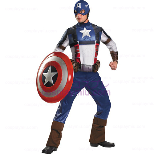Captain America Movie - Captain America Deluxe Adult Kostüme