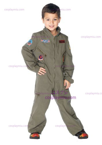 Top Gun Flight Suit Kids Kostüme