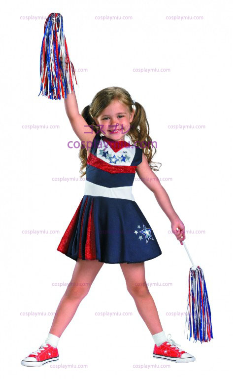 Superstar Cheerleaderin Spirit Child und Kleinkind Kostüme