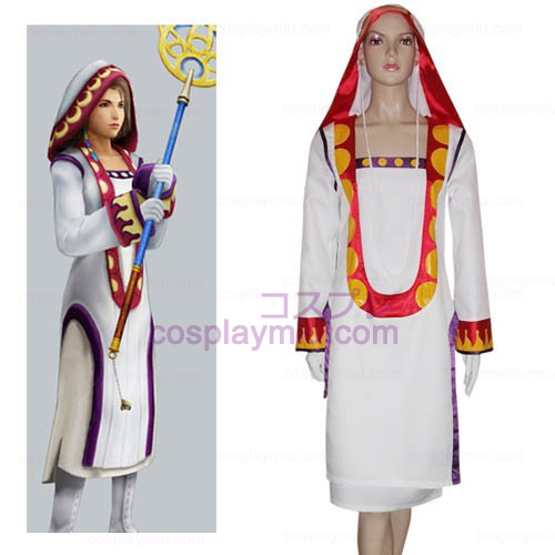 Final Fantasy XII Yuna White Mage Halloween Cosplay Kostüme