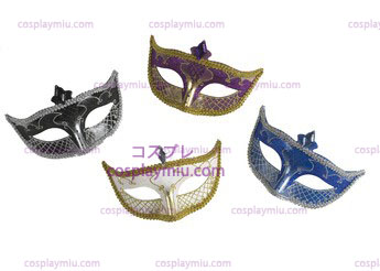 Carnival Mask No Feather Schwarz