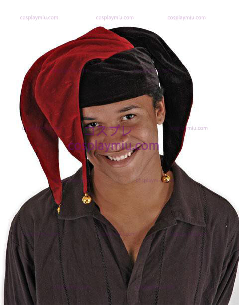 Floppy Jester Red and Black Adult Hut