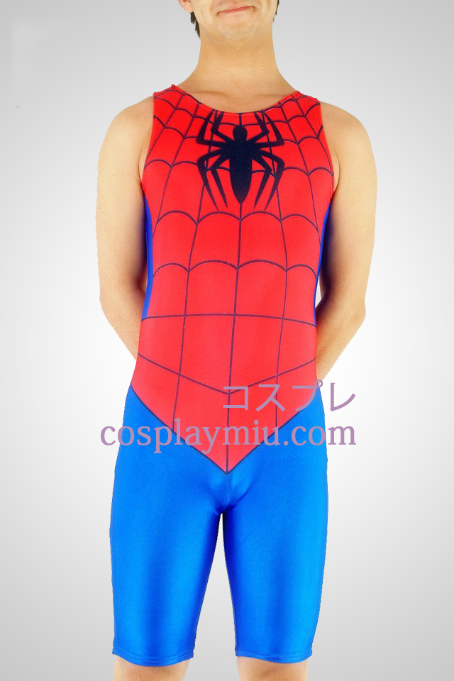 Halfbody Lycra Spandex Spiderman Superheld Catsuit