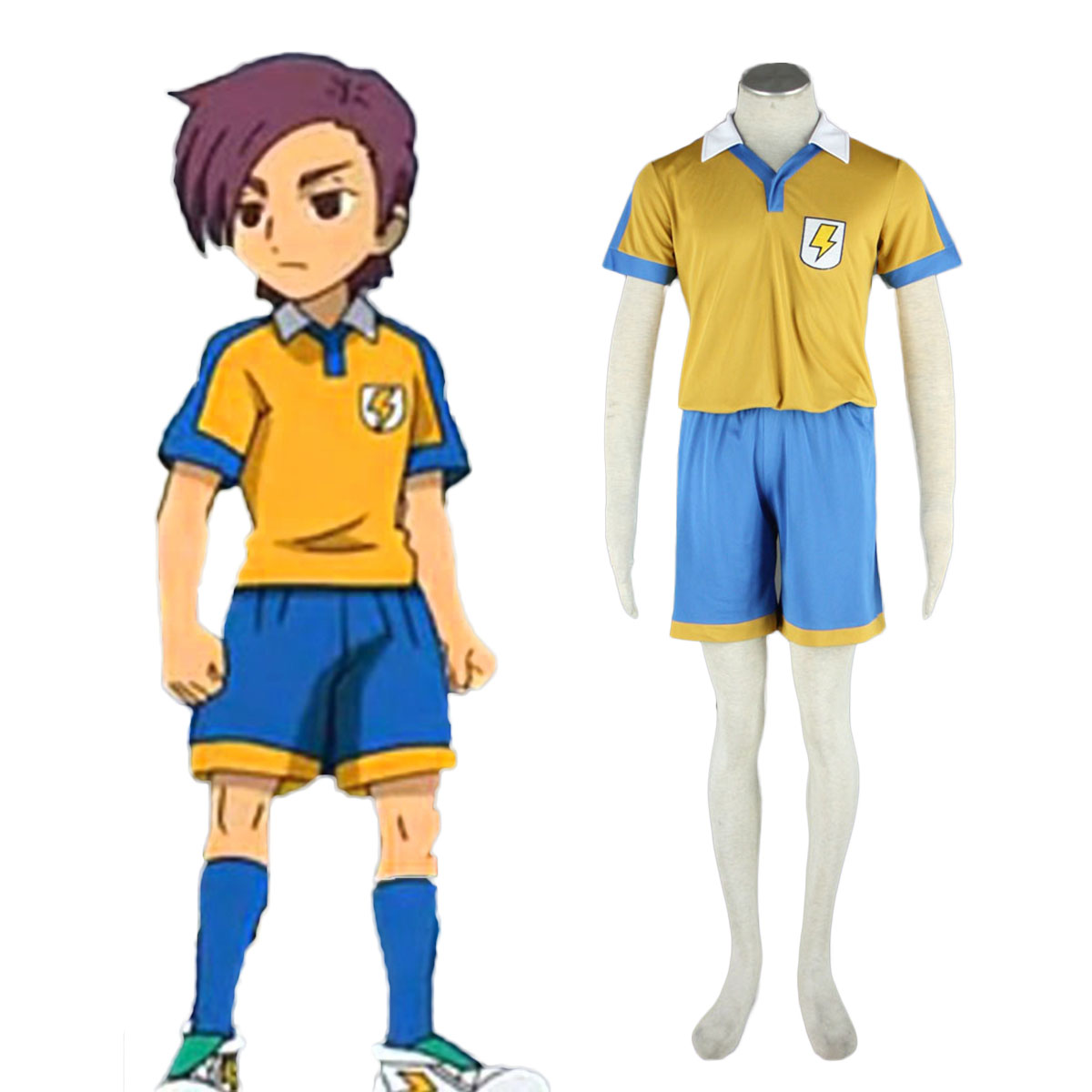 Inazuma Eleven Raimon Sommer Soccer Jersey 2 Cosplay Kostüme Germany