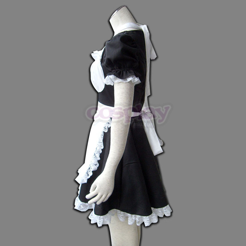 Maid Uniformen 2 Schwarz Winged Angle Cosplay Kostüme Germany