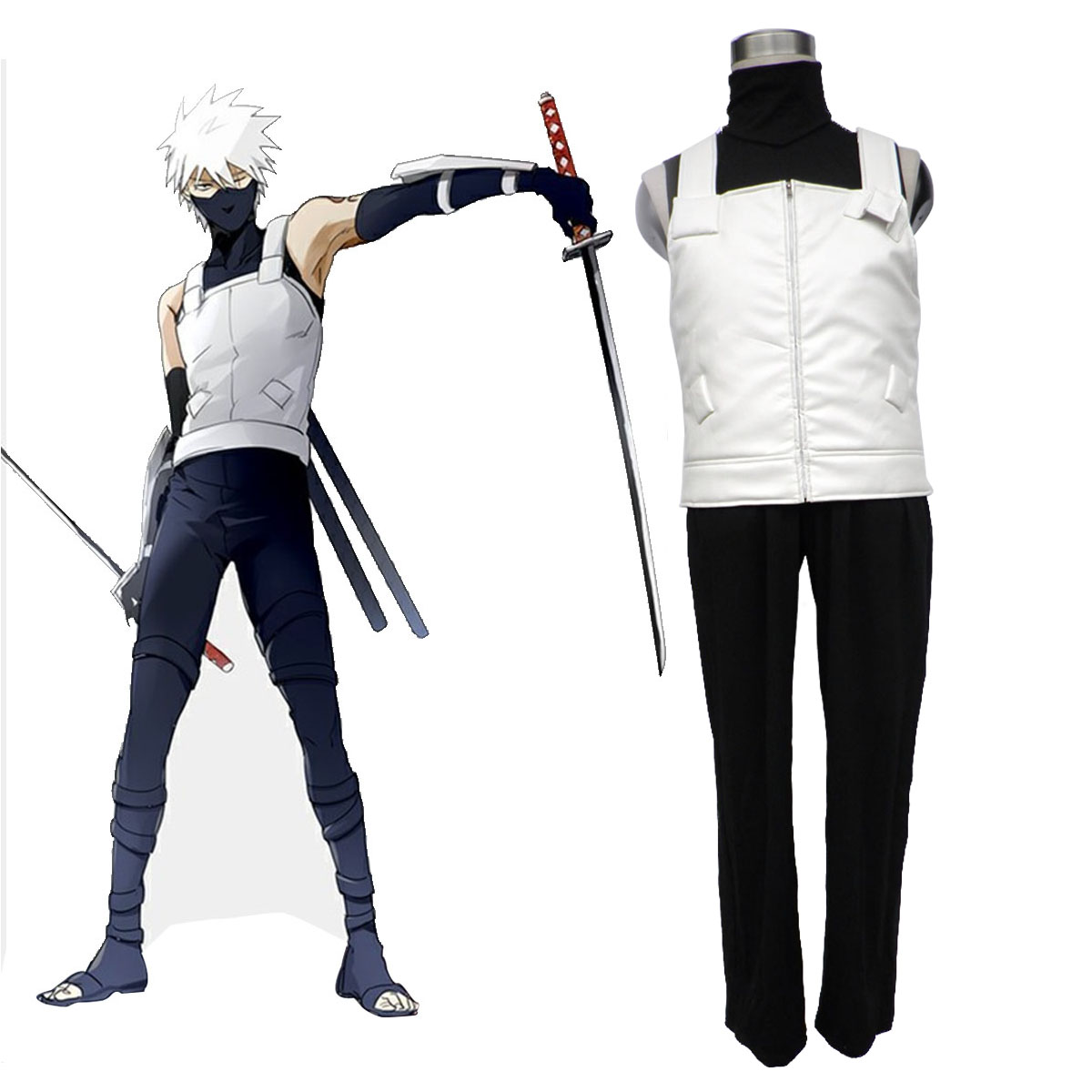 Naruto Hatake Kakashi 2 Cosplay Kostüme Germany