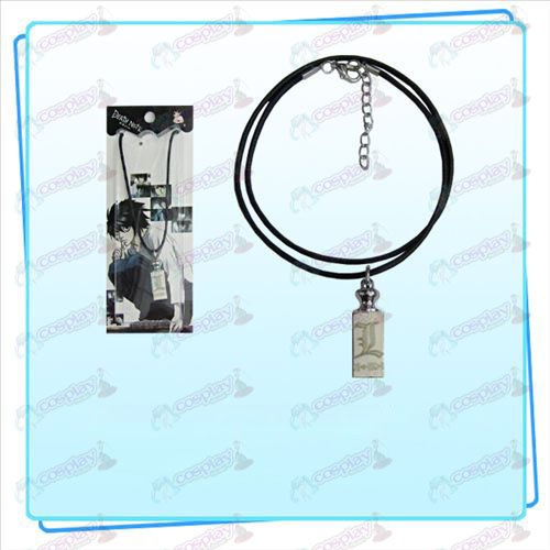 Death Note AccessoriesL flag Gewichte schwarz Seil Halskette