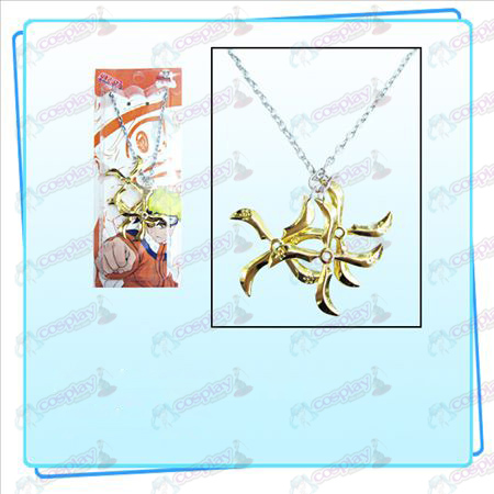Naruto Darts drei geladenen Halskette (Gold)