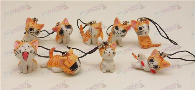 9 Süße Katzen Zubehör Maschinen Strap (Orange)