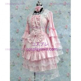 Maßgeschneiderte Pink Gothic Lolita Cosplay Kostüme