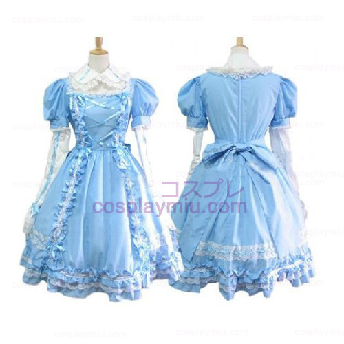 Sweet Blue Maid Kleid Lolita Cosplay Kostüme