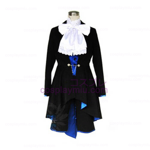 Kuroshitsuji Ciel Phantomhive Black & Blue Lolita Cosplay Kostüm