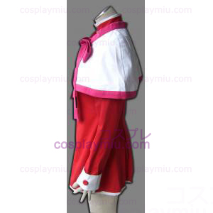Kanon Girl Pink Edge-Schal Uniform Cosplay Kostüme