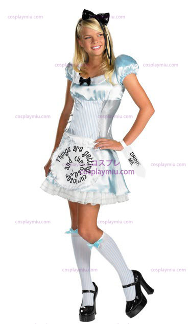 Alice im Wunderland für Erwachsene und Junior Kostüme
