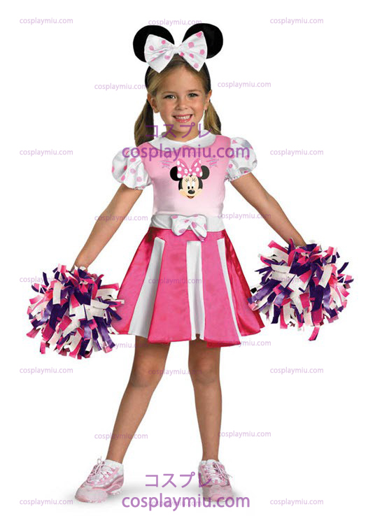 Minnie Maus Cheerleaderin Kleinkind und Kind Kostüme