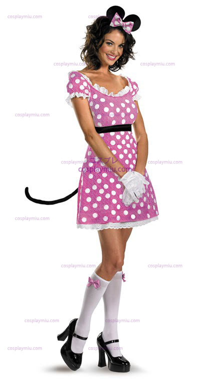 Disney Clubhouse Rosa Minnie Maus Adult Kostüme