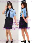 Süße Polizei Kostüme von Shirt und Minirock