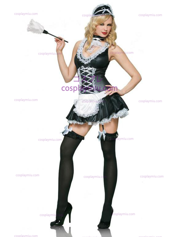 4pc Frech Französisch Maid Sexy Adult Kostüme