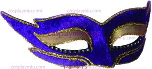 Venezianische Maske Lila