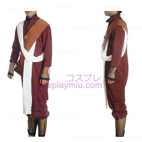 Naruto Shippuden Gaara Red Cosplay Kostüme und Zubehör-Set