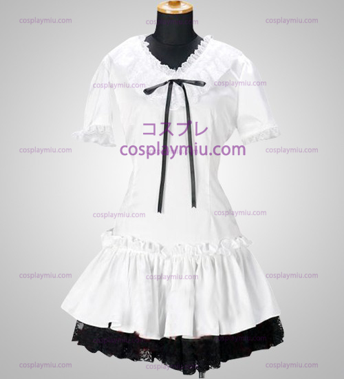 Vocaloid Miku Weiß Cosplay Kostüme Kleid