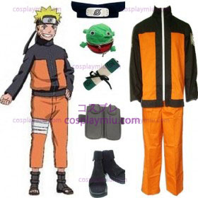 Naruto Shippuden Uzumaki Cosplay Kostüme und Zubehör-Set