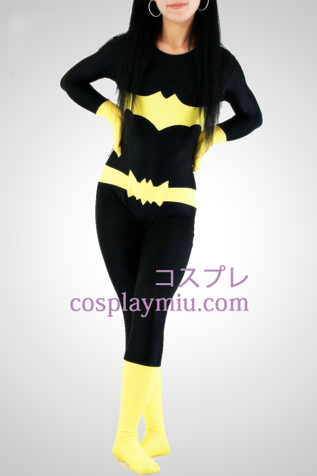 Bat Woman Lycra Superheld Catsuit