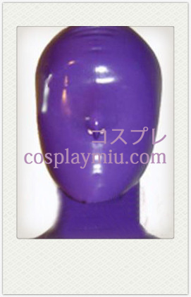 New Purple Full Face Dachte Latex Maske