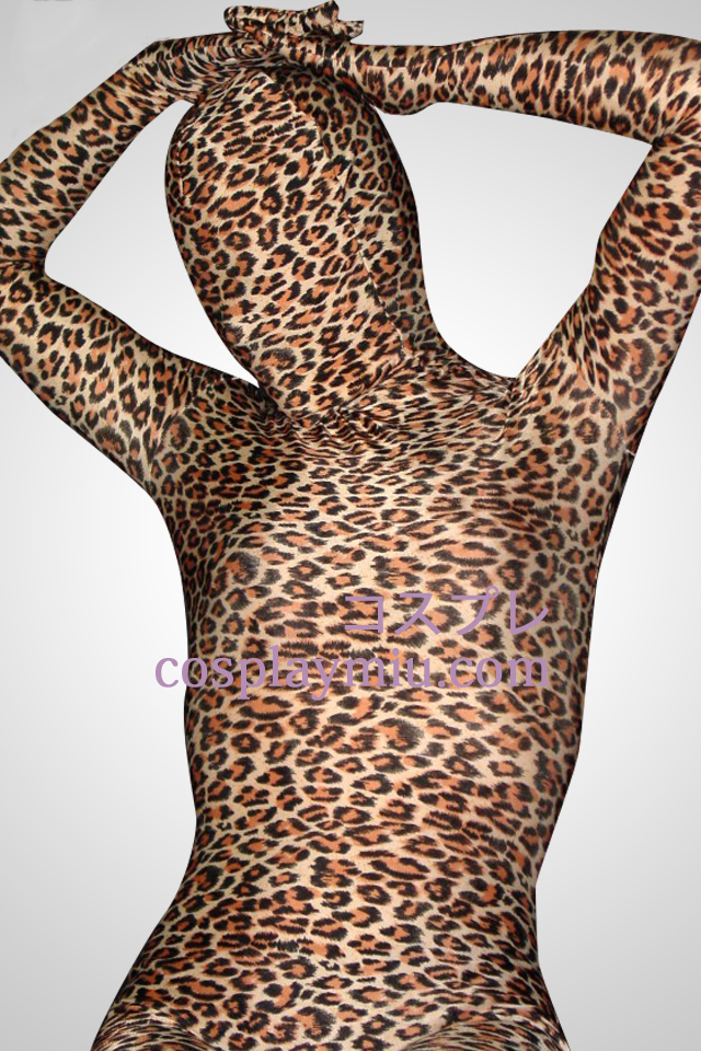 Leopard Spots Lycra Spandex Unisex Zentai-Anzug