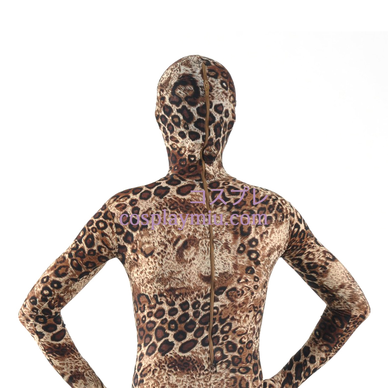 Leopard-Muster Zentai-Anzug