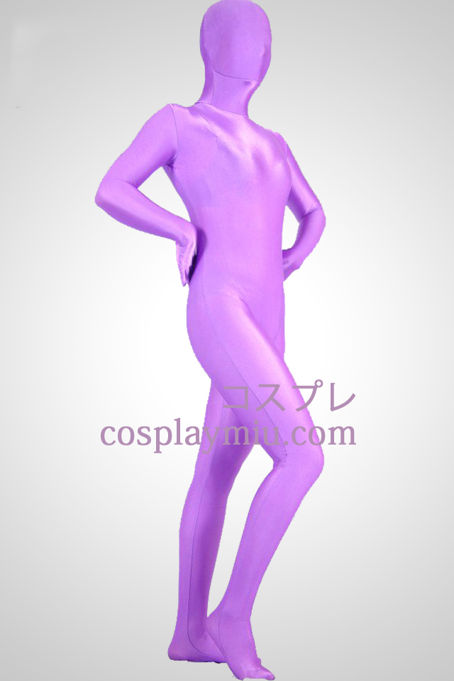 Light Purple Lycra Spandex Zentai-Anzug